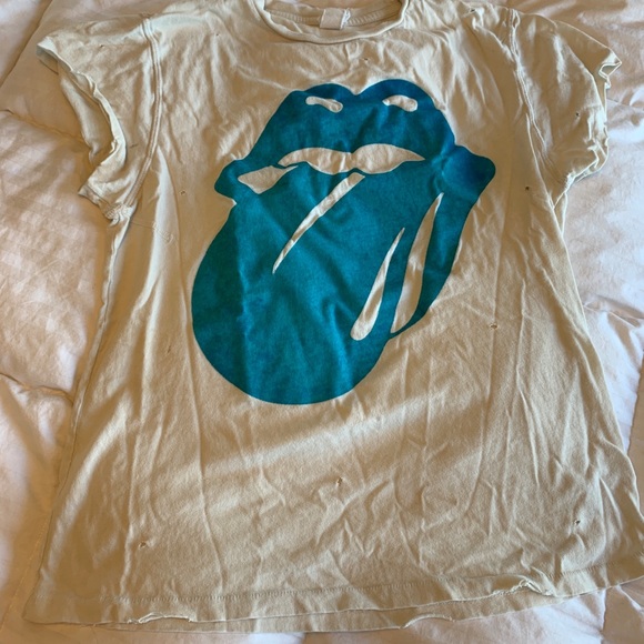 madeworn Tops - Madeworn Rolling Stones Tshirt